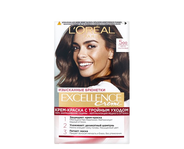 Loreal Paris Excellence თმის საღებავი N500 